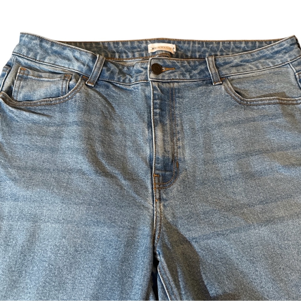 Ms Cello High Rise Slim Straight Jeans Size 14 Blue Stretch Denim - Picture 3 of 8